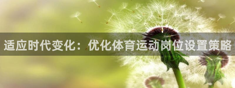 bbin视讯游戏平台：适应时代变化：优化体育运动岗位设置策略